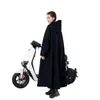 Poncho Eléctrico a Prueba de Lluvia para Scooter para Hombres y Mujeres, Estilo Largo, Impermeable de una Persona, Desmontable, Impermeable para Todo el Cuerpo