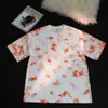 Camiseta Tie-Dye 100% Algodão Masculina, Lavada e Desgastada, Manga Curta, Corte Solto, Oversized, Estilo Transfronteiriço Camiseta Regata