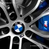 Adecuado para Tapacubos de Rueda Bmw 68Mm56Mm Tapacubos de Rueda de Coche Logo Azul y Blanco para Tapacubos de Rueda de Neumático
