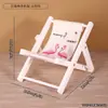 Nuevo Soporte para Teléfono Móvil Objetos Lindos Plegable de Playa Silla Pequeña Soporte para Teléfono Móvil Soporte para Transmisión en Vivo Adornos de Escritorio
