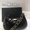 23K Bolsa de Axila Lingge Bolsa de Meia-Lua Premium Bolsa de Meia-Lua Bolsa Feminina Vintage