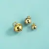 Accesorios de Plata Pura 990 Colgante de Campana de 7-11 mm Pulsera de Cuerda Hecha a Mano DIY Pulsera de Cristal Collar Colgante de Campana
