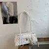2026 Nuevo Bolso Baguette Floral Dulce de Nicho para Mujer, Bolso de Hombro con Lazo de Moda para Chica, Bolso de Axila