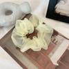 Super Lazo para el Cabello de Organza Francesa Estilo Hada, Cuerda para el Cabello de Malla, Accesorio para el Cabello de Celebridad de Internet Coreana, Lazo para Moño, Accesorio para el Cabello tipo Scrunchie para Mujeres