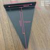 Soportes de Esquina Engrosados, Soportes Triangulares Invisibles, Estanterías de Almacenamiento de Hierro Forjado, Soportes de Ángulo Recto para Montar en Pared para Venta Directa de Fabricantes Transfronterizos