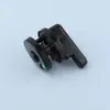 Accesorios para Particiones de Baño Público Cerradura Plegable Plana de Plástico de Nylon Negro Cerradura Paralela Indicador de Ocupado/Libre de Nylon