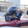 Casco Grande para Cola de Motocicleta Jie Kai Casco Integral Se Puede Equipar con Auriculares Bluetooth para Hombres Conducción de Motocicleta Eléctrica en Todas las Estaciones Seguridad