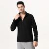 Primavera Lulu Media Cremallera Secado Rápido Deportes Tops Manga Larga Camiseta para Hombre para Exteriores Entrenamiento Ciclismo Running Ropa de Fitness
