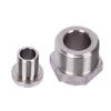 Tapón de acero inoxidable suministro de piezas de torno tapón hexagonal no estándar de acero inoxidable CNC no estándar Accesorios de Precisión