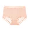 Ropa interior de seda de hielo sin dejar rastro para mujer, de verano, ultrafina, de secado rápido, transpirable, de cintura alta, antibacteriana, cibernética, explosiva, para chicas de talla grande.