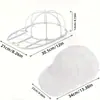 Artefacto para Lavar Gorras Anti-Deformación Almacenamiento Moldeado Soporte Interno Pinza para Fijar Gorra Protector de Gorra Gorra de Béisbol Gorra Plana Bolsa de Malla para Lavar