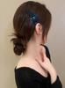 Explosiones de TikTok Estilo Coreano de Alta Gama Dongdaemun Celebridad de Internet Temperamento Pinza para el Cabello con Pedrería Pinza para el Flequillo Pinza Lateral Estilo Princesa Pinza BB