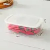 Caja de almacenamiento para carne congelada en el refrigerador, rejilla de clasificación de alimentos de grado alimenticio, caja de fruta, caja congelada fresca sellada sin sabor