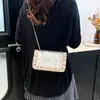 Bolsa de Mão Pequena Tendência Transfronteiriça Mais Recente Verão 2025 Estilo Coreano Bolsa Transversal Bolsa de Ombro com Corrente Bolsa Feminina Fashion