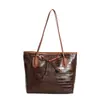 Bolsa Versátil Estilo Novo 2026 para Mulheres, Bolsa Tote Casual de Grande Capacidade, Bolsa de Ombro Único da Moda Tendência para Mulheres