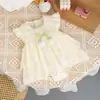 Vestido de Verano sin Mangas con Broches en la Entrepierna Ropa para Bebé Recién Nacido Personalización Niña Bebé Princesa 100 Días Vestido de Verano con Tirantes