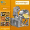 Nova máquina de pipoca eletromagnética oficina sem supervisão linha de produção automática de pipoca máquina de pipoca Longze