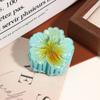 Estilo Verão 4cm Flor Enrolada Europeu e Americano Férias à Beira-Mar High-End Cor Gelatina Gradiente Clipe Acessório de Cabelo para a Parte de Trás da Cabeça