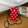 Bolsa de teléfono tejida color caqui de diseño nicho de verano para mujer, nuevo estilo 2026 bolso pequeño cuadrado de paja, bolso de hombro y cruzado
