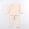 Conjunto de Roupa Térmica Infantil, Sem Costura, para Meninos e Meninas, Camada Base Outono e Inverno, Roupa de Casa, Roupa de Dormir