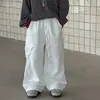 Tienda de Algodón Chaleco para Niños Conjunto de Otoño para Niños 2026 Nuevo Estilo Coreano con Capucha Rayado Ropa para Niños Pantalones Cargo Modernos