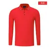 Playeras Polo, Ropa de Trabajo Corporativa con Impresión de Logo, Camisas de Trabajo de Manga Larga con Cuello para Otoño e Invierno para Hombres y Mujeres, Playeras con Texto Bordado
