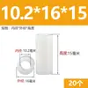 Plástico ABS Columna de Aislamiento Recta Pasante Manga de Tornillo Cilindro Hueco Nylon Espesor Aumentado Junta Arandela Columna Aislante Manga de Eje