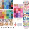 Amazon Europeia e Americana Pulseira de Contas Pulseira de Contas Material Acessórios para Pulseira de Contas Contas Contas de Vidro Kit Cerâmica Macia DIY