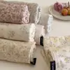 Estilo pastoral floral pele-amigável dupla camada gaze algodão puro fronha pessoa única envelope fronha algodão puro confortável respirável seco e refrescante fronha
