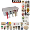 Fabricante de Porta Palillos Naranja Cuidado Dental Esencial para el Hogar Producto Natural Arte de Uñas Porta Bastoncillos de Algodón Palillos Resistentes