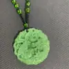 Nuevo colgante de jaspe sintético marca Longfeng Colgante de esmalte de color Longfeng Chengxiang puesto de venta en vivo colgante de jade al por mayor