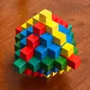 Bloque Kongming de Colores Juguetes de Inteligencia Bola Luban Bloque Kongming Estudiantes Adultos Juguetes de Madera Bola Luban
