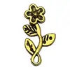 20 Estilos Mixtos de Girasoles Dorados Vintage, Flores de Loto, Rosas, Aretes DIY, Pulseras, Accesorios para Joyería, Colgantes Retro