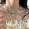Collar con borlas de estrellas y cuentas de color dopamina Candy Paradise, cadena para el cuello con temperamento femenino, adornos de cadena para clavícula de Spice Girl, dulce y fresco