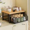 Estante de almacenamiento para olla de salud, soporte para hervidor de oficina, organizador de escritorio, estante de varios niveles, un imprescindible para los espacios de trabajo de las mujeres y un soporte para tazas de té