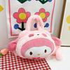 Nova bolsa de boneca Kulomi de desenho animado, bolsa de pelúcia Yugui Dog, bolsa de brinquedo Stiffy Frog Star Kabi Girl