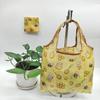 Bolsa de Compras Plegable Nueva Supermercado Transfronteriza Bolsa Tote Portátil de Tela Floral Bolsa Tote de Compras de Supermercado Bolsa de Comestibles