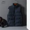 Venta al por mayor transfronteriza desde la fábrica de origen: Chalecos de algodón para hombre para otoño e invierno, engrosados y cálidos, adecuados para el trabajo y la oficina