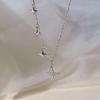 Cross Mans Star Full Diamond Necklace New Niche Design All-match Light Luxury Star Necklace Women's Clavicle Chain