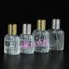Venta directa de fábrica de 30 ml y 50 ml, popular, transparente, plano, redondo, de vidrio, para perfume, espray, subenvasado, botella cosmética