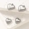 Acessórios de Aço Inoxidável Retro com Bolinhas e Coração de Pêssego Pingente de Coração Joias Acessórios para DIY Múltiplas Especificações Fabricante Atacado