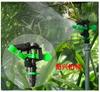 4 puntos plástico columpio balancín giratorio boquilla aspersora ángulo controlable césped jardinería aspersor fuente de enfriamiento agua