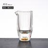 Vaso de chupito de licor Jinshan con lámina dorada, Taza de degustación, Taza de té de vino, Dispensador de vino, Copa de cristal, Copa de cristal que cambia de color