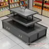 Expositor de isla expositor de productos expositor de investigación expositor de promoción de zapatos de tienda para madres e hijos tabla de flujo de muestras estante de supermercado