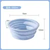 Bol plegable de silicona tipo macarrón, taza de agua para viaje de perro, bol plegable para mascotas para exteriores, comedero para perros, dispensador de agua portátil para mascotas