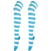 Medias Medias Transfronterizas Medias de Tres Rayas Tubo Largo Calcetines por Encima de la Rodilla Estilo Académico Baile de Actuación Calcetines de Algodón para Mujer