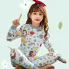 Pijama Infantil de Primavera y Otoño para Niñas Dibujos Animados Lindos Pequeña Princesa Moda Cómodo Traje de Ropa para el Hogar para Niños y Niñas Medianos y Grandes