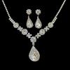 Juego de Joyería Transfronterizo Cadena de Garra de Diamante Completo Moda Simple Accesorios de Alta Gama Aretes Aretes Collar Accesorios para Mujer Venta al por Mayor