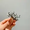 Grampo de Cabelo com Franja de Flor de Beleza de Fada para Mulheres Outono e Inverno Meio Preso na Parte de Trás da Cabeça Acessórios de Cabelo Pequenos Presilha Pequena Acessório de Cabeça