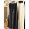 Ótimo Custo-Benefício! Forrado com Fleece, Grosso, Macio, Sensação de Nuvem, Cintura Elástica, Calça Casual de Corte Reto, Calça Larga Solta para Mulheres, Novo para o Inverno